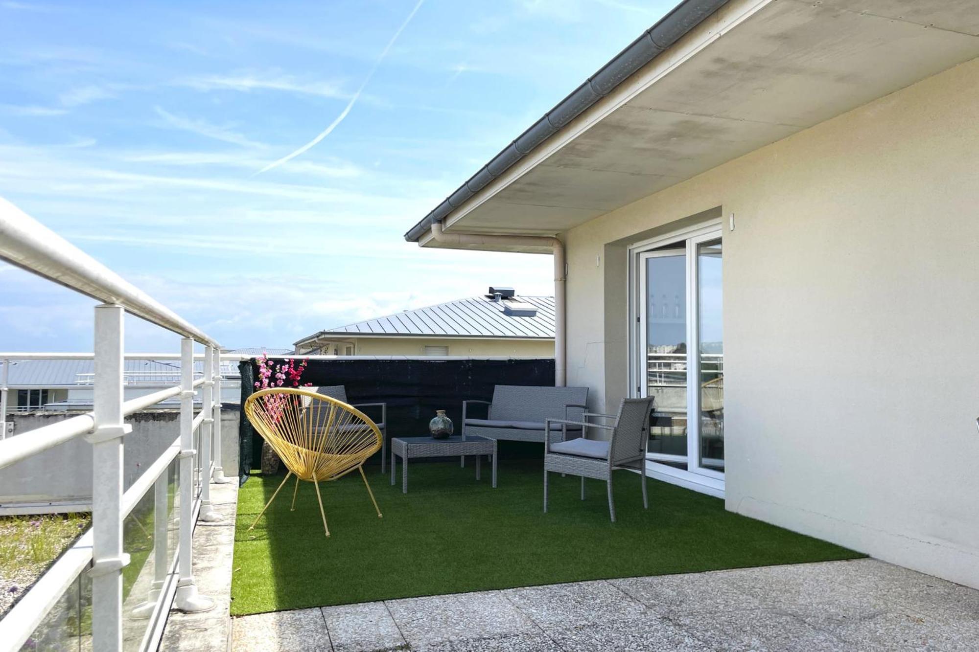 Le Rooftop - Terrasse - Parking - Piscine Καν Εξωτερικό φωτογραφία